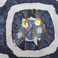 Mombasa - Boucles d'oreilles bleues pendantes ovales