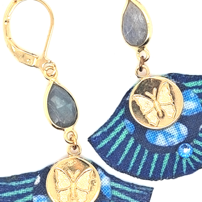 Fiji - Labradorite Dangle Earrings