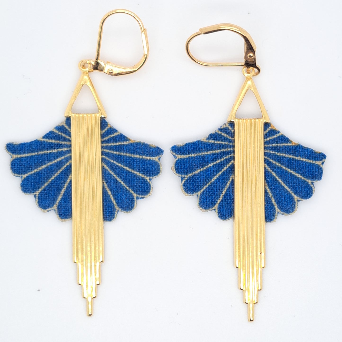 African Dream - Wax dangle earrings