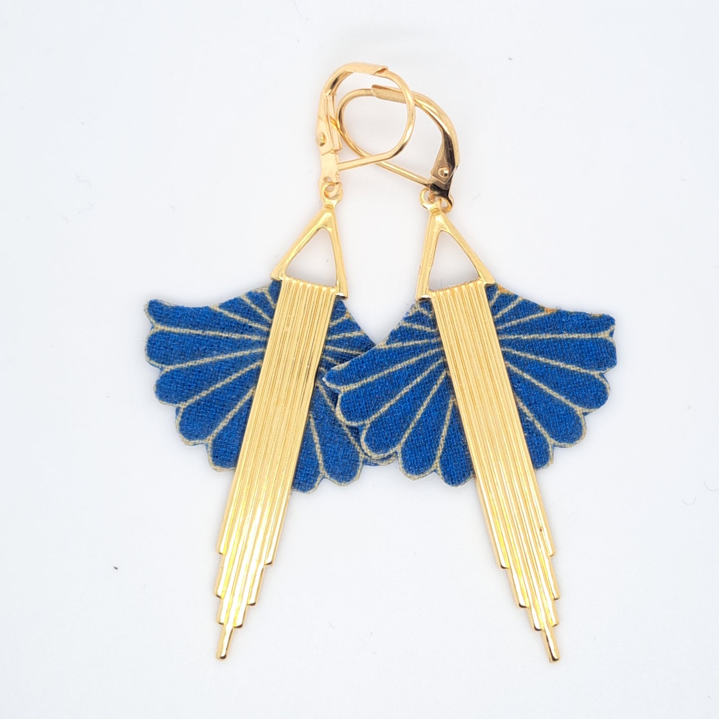 African Dream - Wax dangle earrings