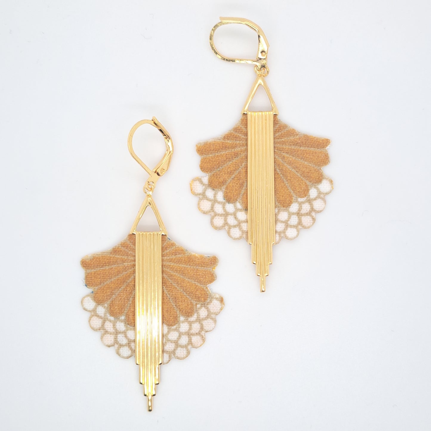 African Dream - Wax dangle earrings
