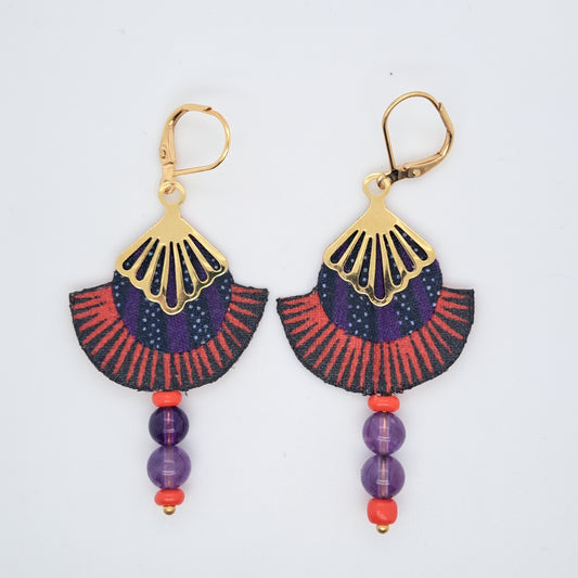 Love Jaisalmer - Amethyst Drop Earrings