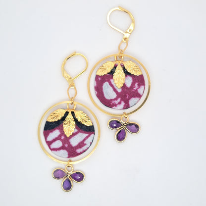 Love Jaisalmer - أقراط متدلية من الجمشت