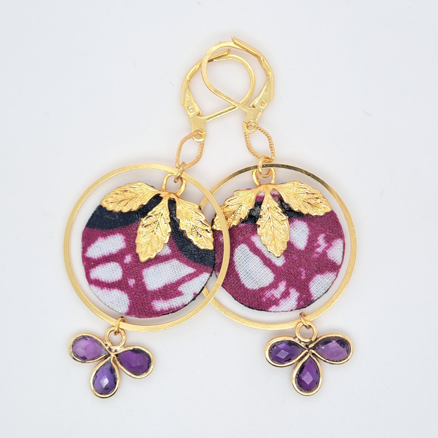 Love Jaisalmer - أقراط متدلية من الجمشت