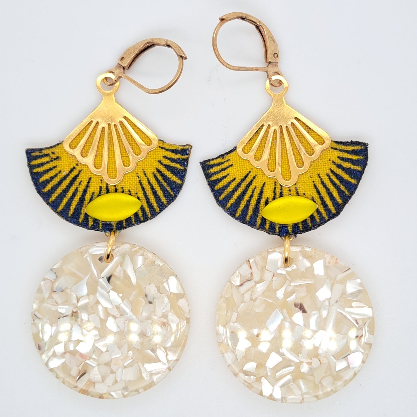 Doré summer vintage - Boucles d'oreilles pendantes