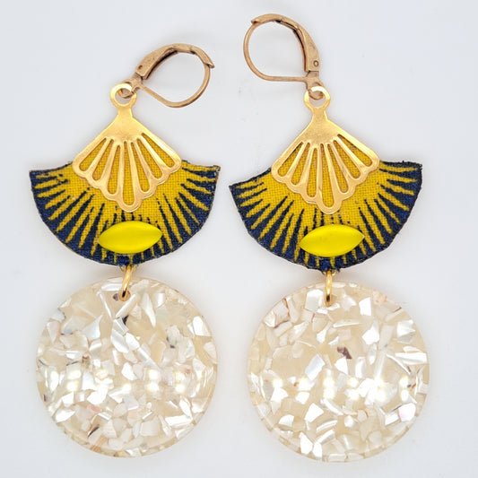 Doré summer vintage - Boucles d'oreilles pendantes