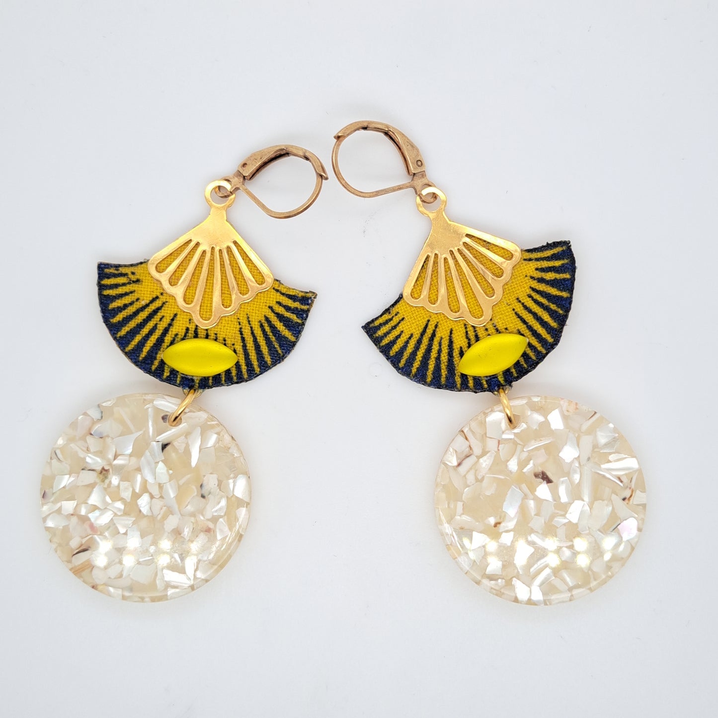 Doré summer vintage - Boucles d'oreilles pendantes